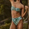 Blue Hawaii High Waist High Leg Pant