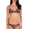 Cabbage Rose Cross Front Bralette Top