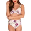 Cabbage Rose Underwire Bra