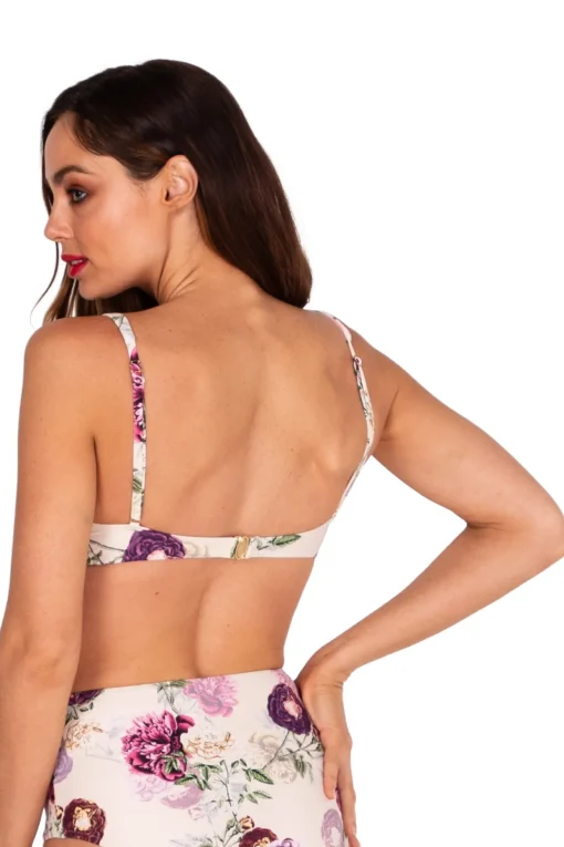Cabbage Rose Underwire Bra
