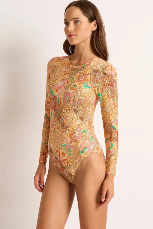 Casa Crew Neck Long Sleeve Surf Suit
