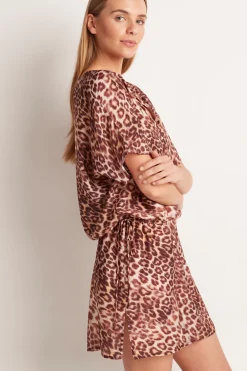 Chia Short Sleeve Shirt Dress