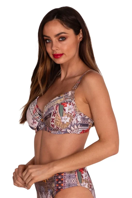 Creole DD/E Smocked Bra Top