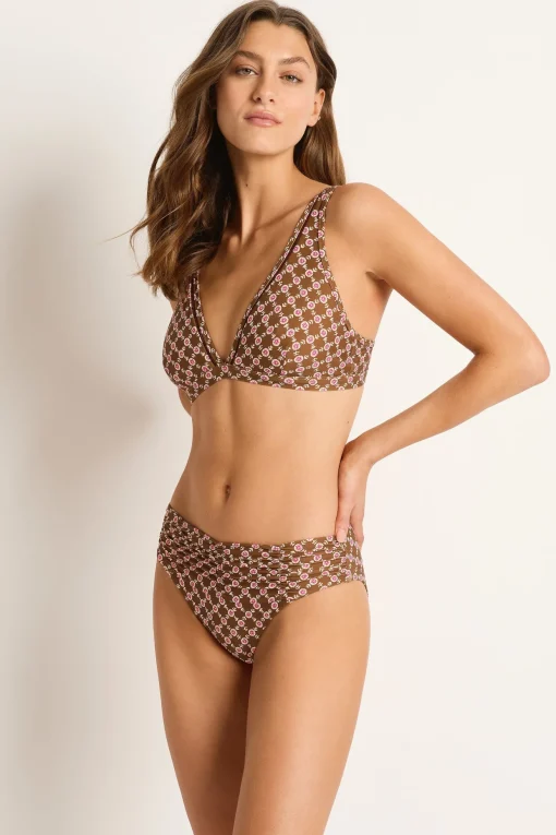 Diva Mid Rise Ruched Pant