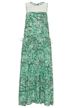 Elation Lace Yoke Midi Dress
