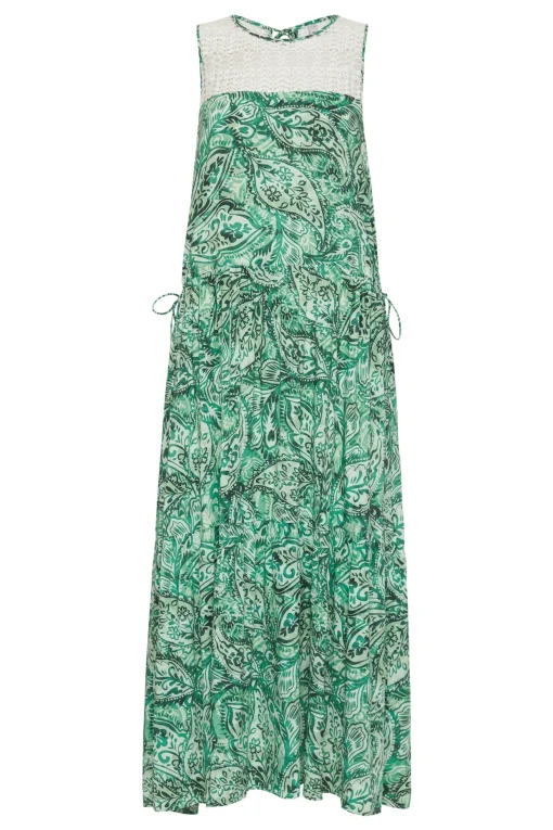 Elation Lace Yoke Midi Dress