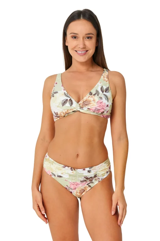 Fleur Mid Rise Ruched Pant