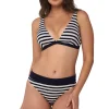 Hamilton Stripe Contrast Band High Pant