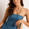 Mali Ruched Bandeau One Piece