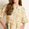 Romey Linen Tiered Dress