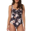 Vintage Floral Multifit Tab Front Maillot