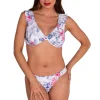 Vintage Toile Frill 'F' Tri Bra Top
